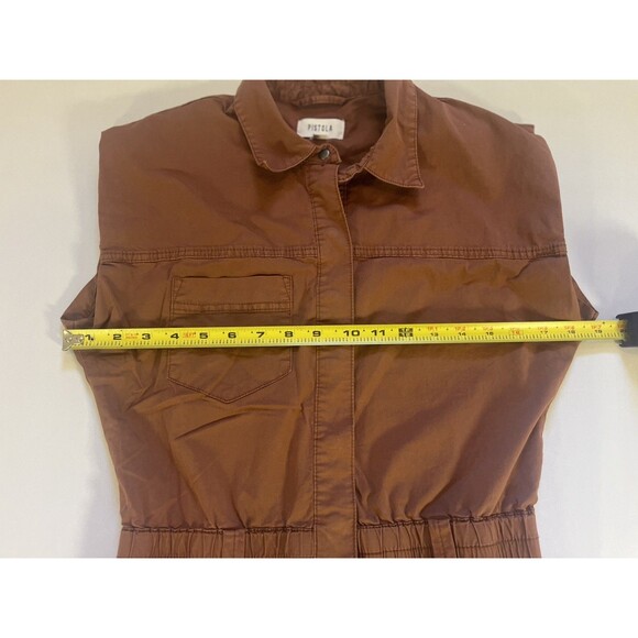 Pistola Rosie Smocked Waist Dress Praline Size XS - Picture 10 of 14